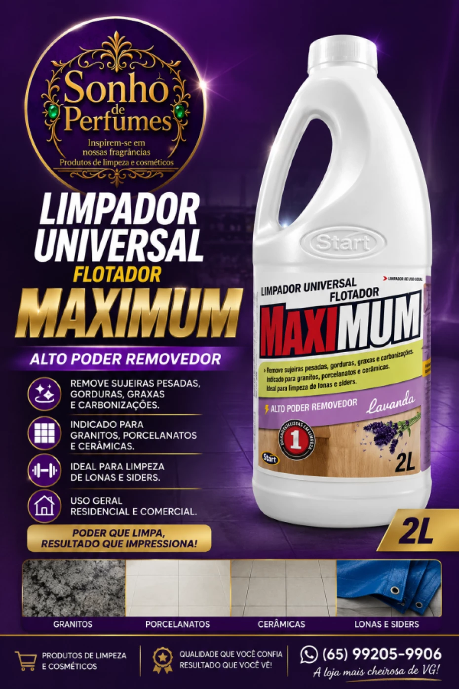 Foto 3:  — SONHO DE PERFUMES PRODUTOS DE LIMPEZA 